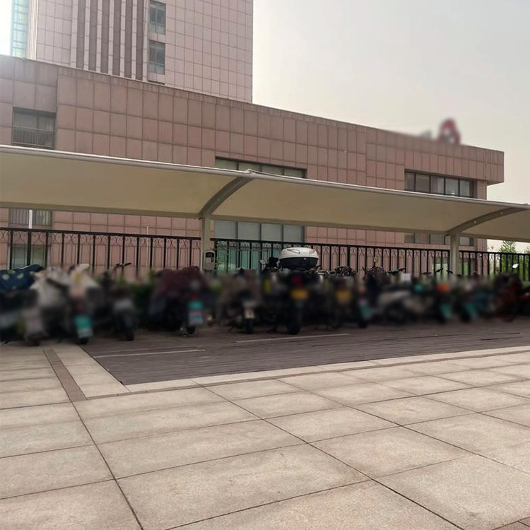 三亚膜结构电动车棚